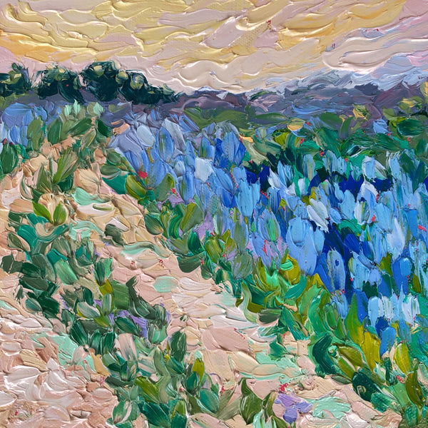 Bluebonnet Fields | 18 x 36"