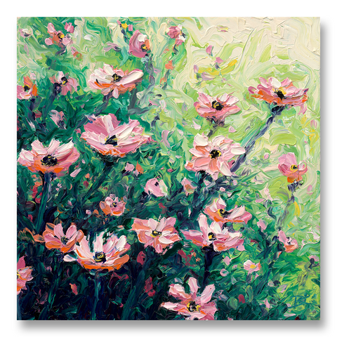 Candy Floss Blooms | Canvas Print