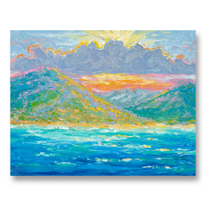 Caribbean Vista | 11 x 14" | Framed