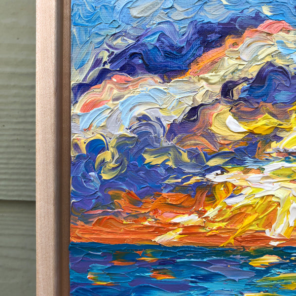 Fire in the Sky | 12 x 12" | Framed