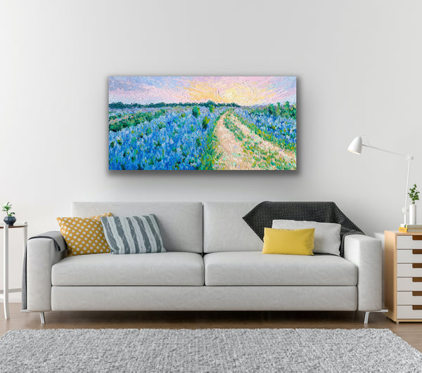 Bluebonnet Fields | Canvas Print