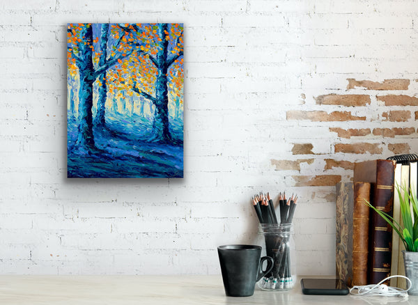 Shadowy Blues | Canvas Print