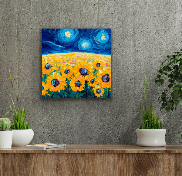 Sunflower Nocturne | Canvas Print