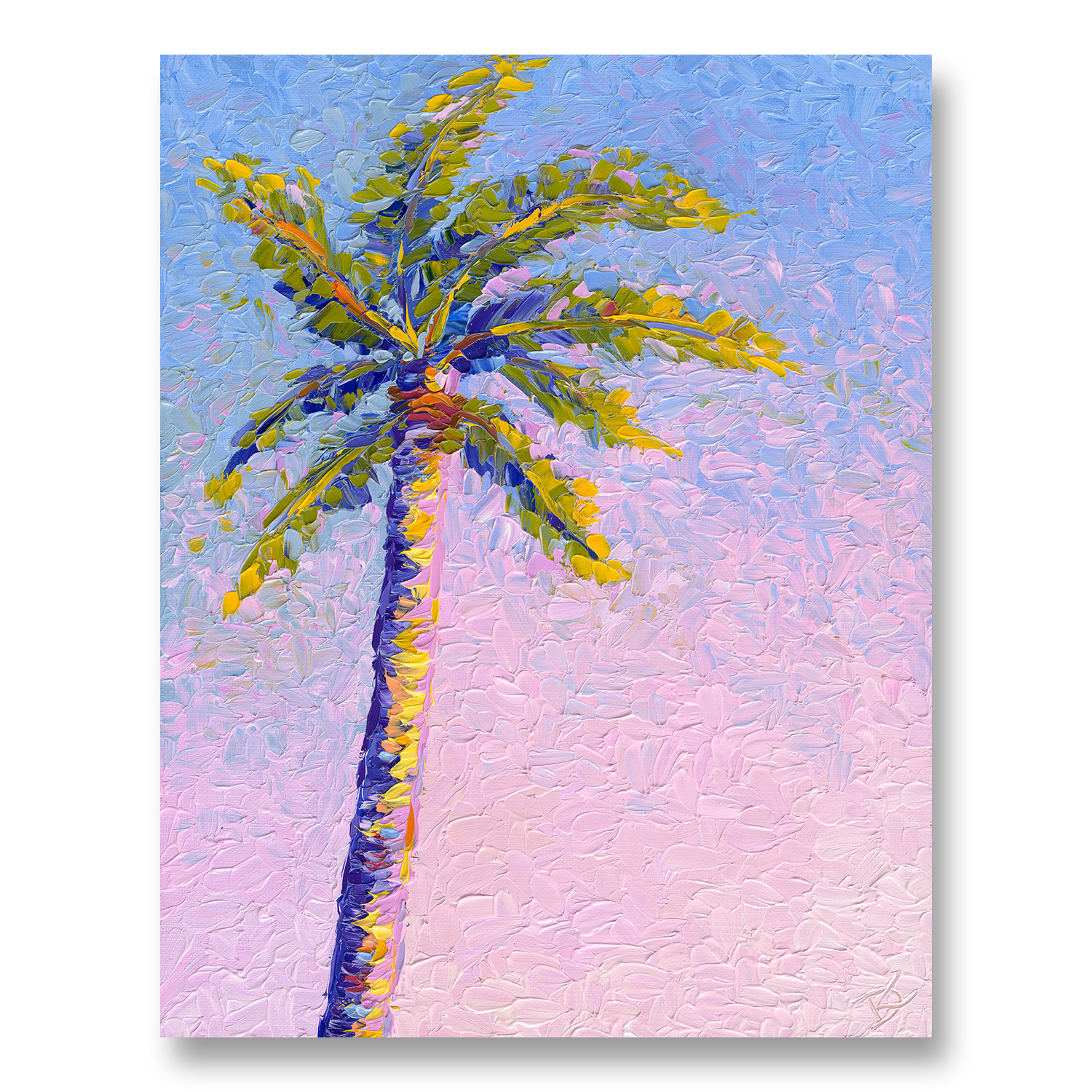 Palm Blush | Canvas Print