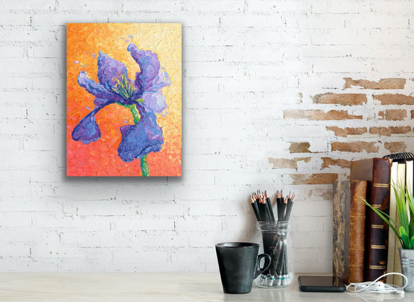 Iris Glow | Canvas Print