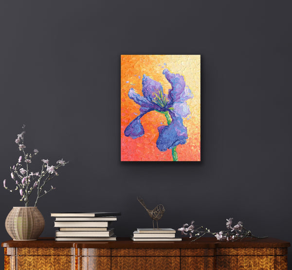 Iris Glow | Canvas Print