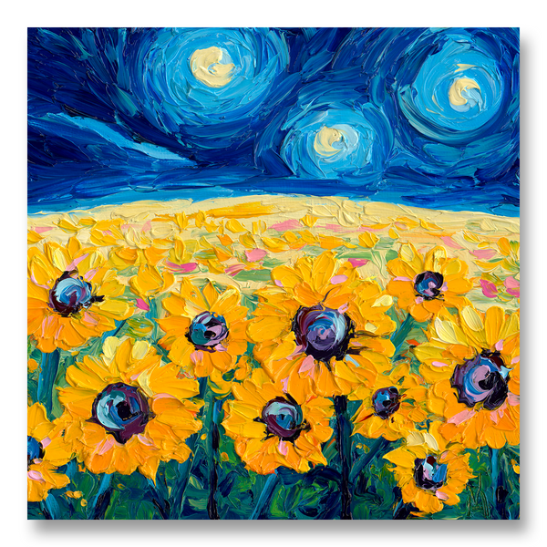 Sunflower Nocturne | Canvas Print