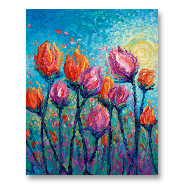 Tangle of Tulips | Canvas Print