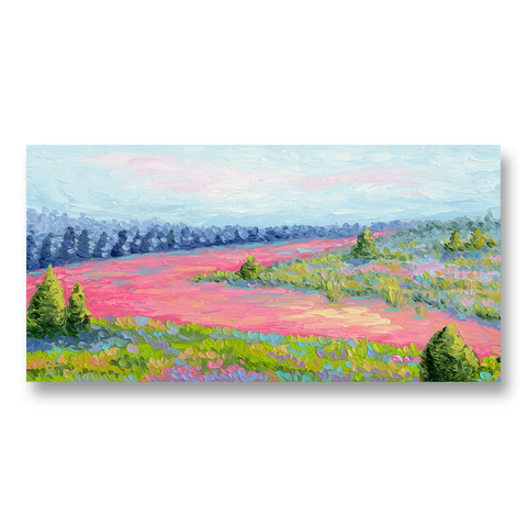 The River Runs Pink | Canvas Print